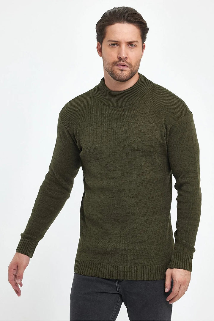 BASIC PLAIN KNIT SWEATER