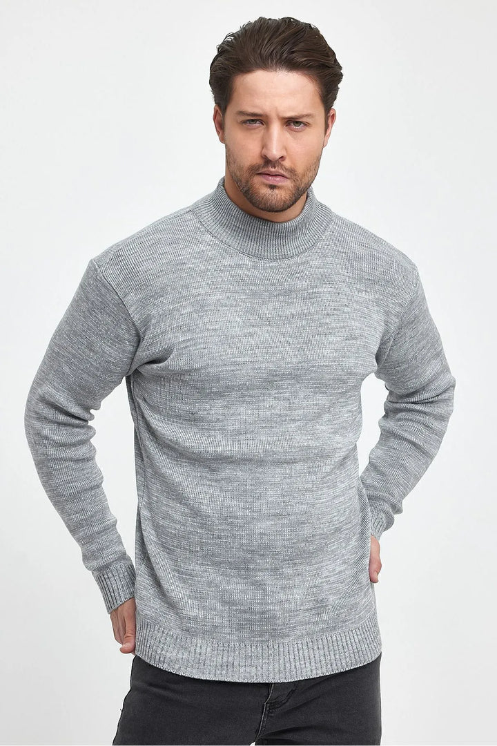 BASIC PLAIN KNIT SWEATER