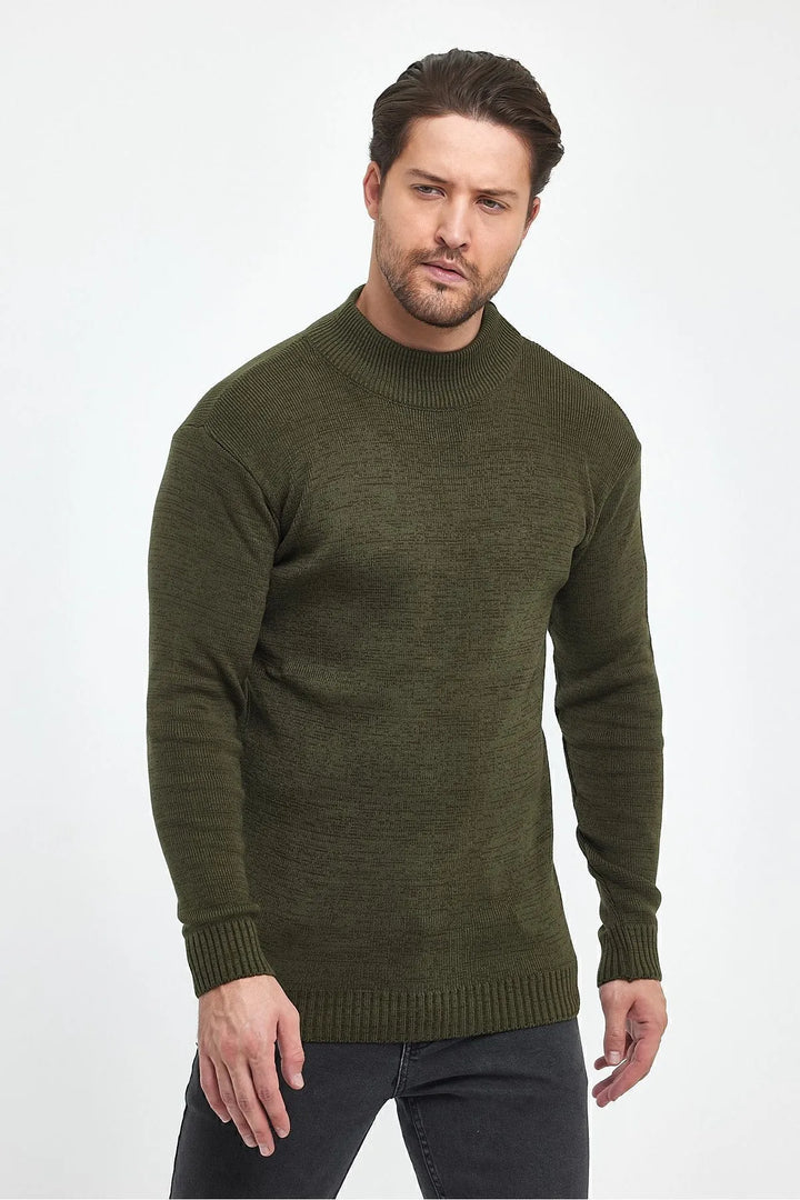 BASIC PLAIN KNIT SWEATER