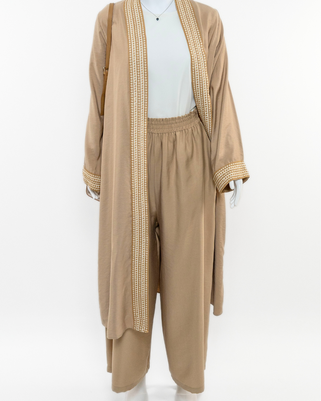 FLOWING - TENCEL TROUSERS - CARAMEL