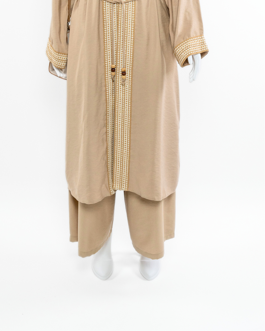 FLOWING - TENCEL TROUSERS - CARAMEL