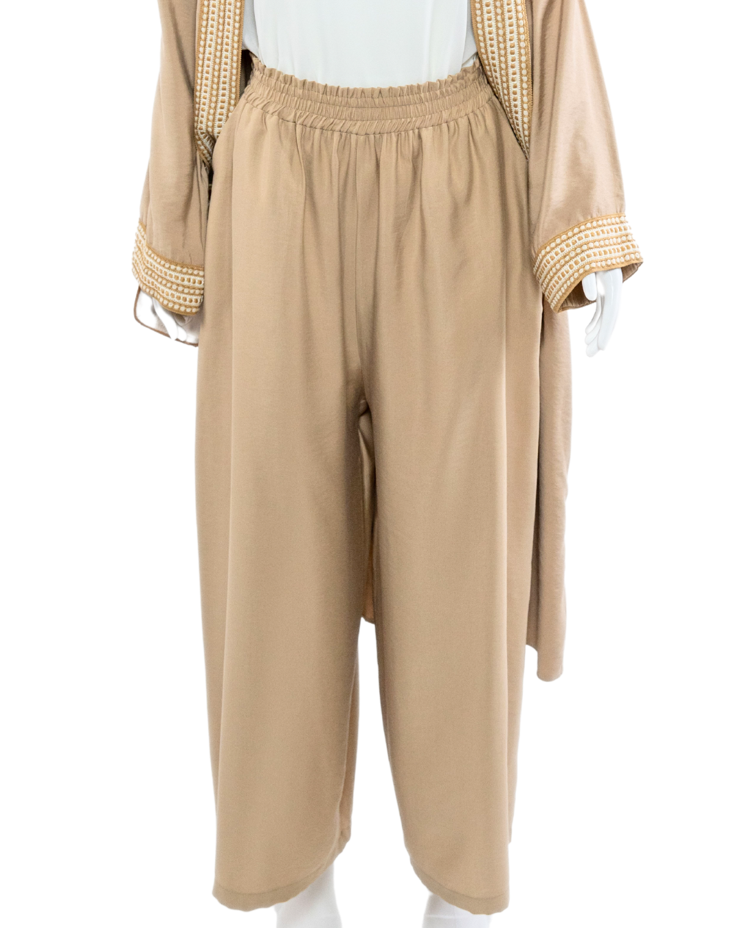 FLOWING - TENCEL TROUSERS - CARAMEL