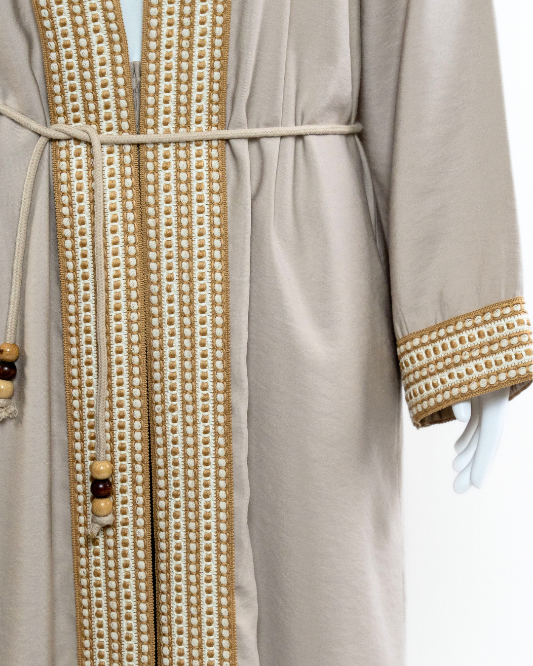 OPULENT - TENCEL KAFTAN - CASHEW