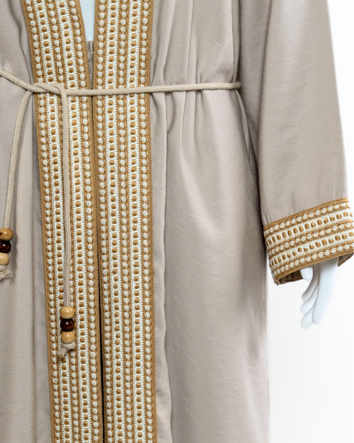 OPULENT - TENCEL KAFTAN - CASHEW