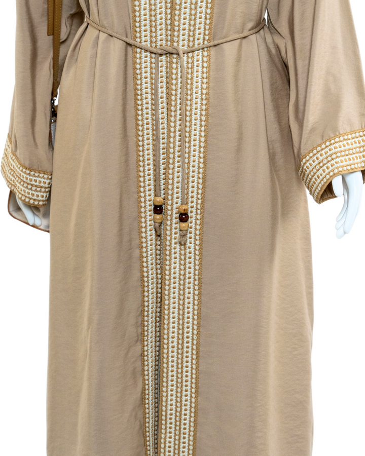 OPULENT - TENCEL KAFTAN - CARAMEL