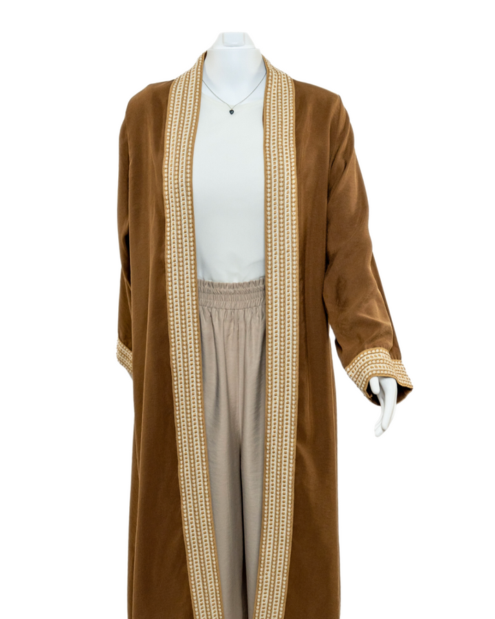 OPULENT - TENCEL KAFTAN - PECAN