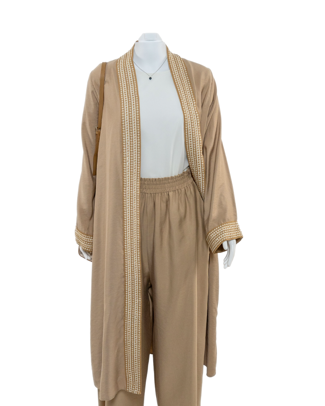 OPULENT - TENCEL KAFTAN - CARAMEL