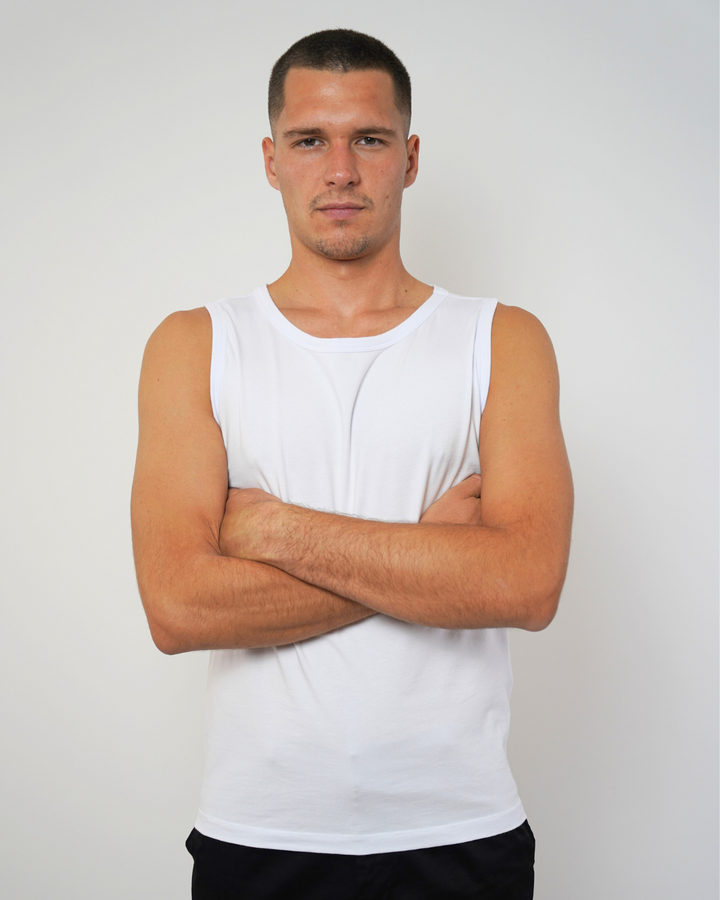 EASE - WHITE BASIC - TANK TOP