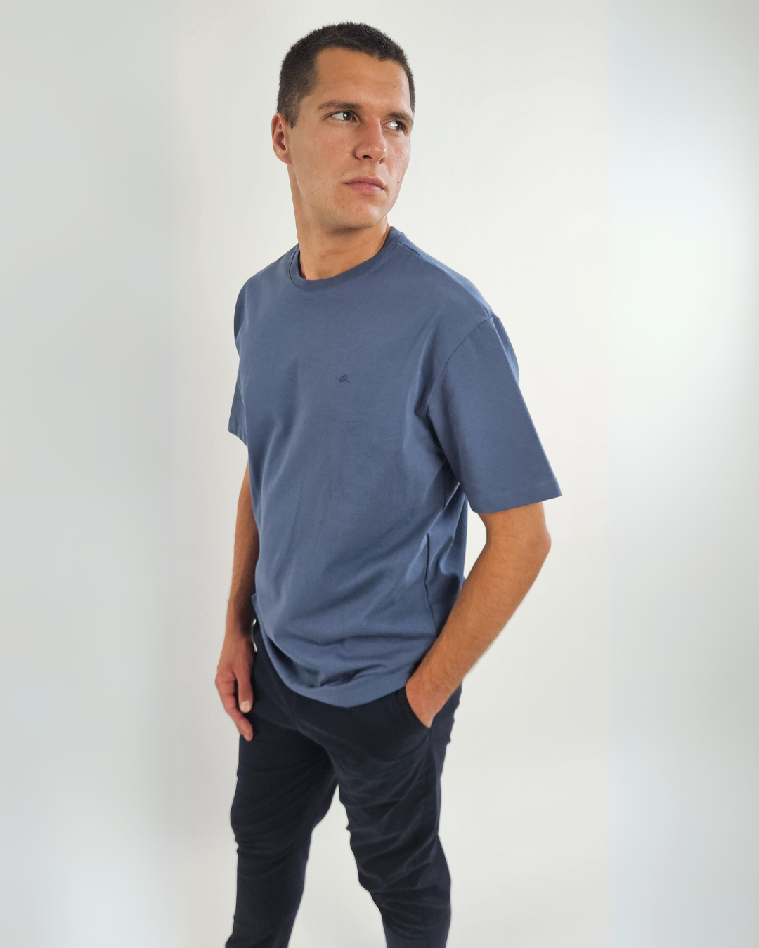 BREEZE - OVERSIZED - T-SHIRT - TRUE BLUE