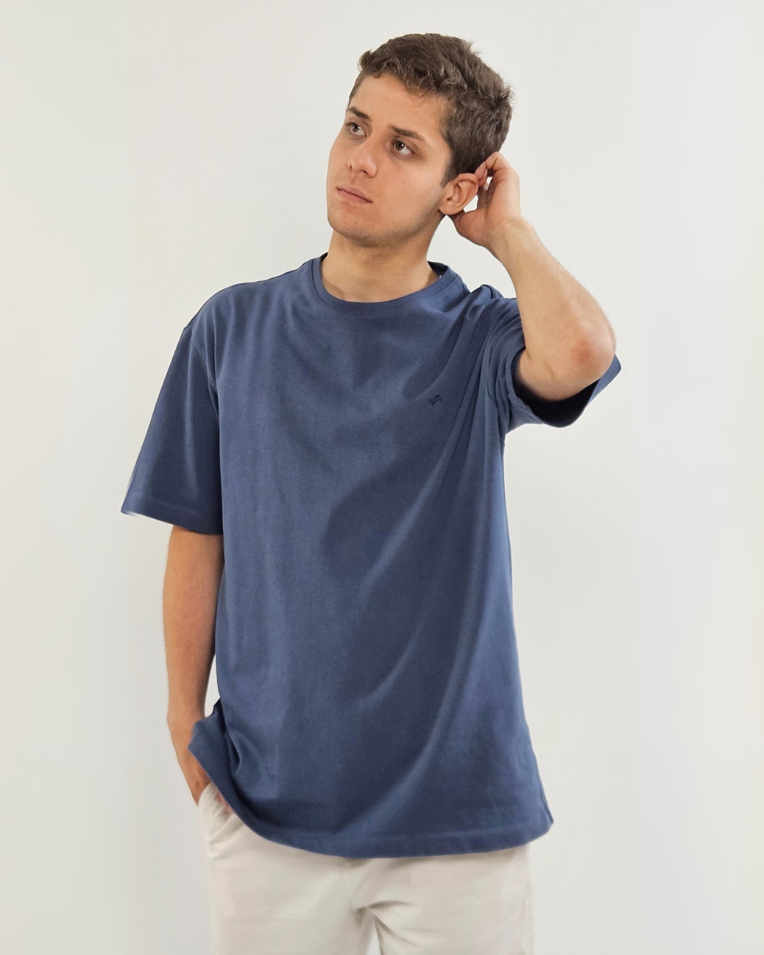 BREEZE - OVERSIZED - T-SHIRT - TRUE BLUE