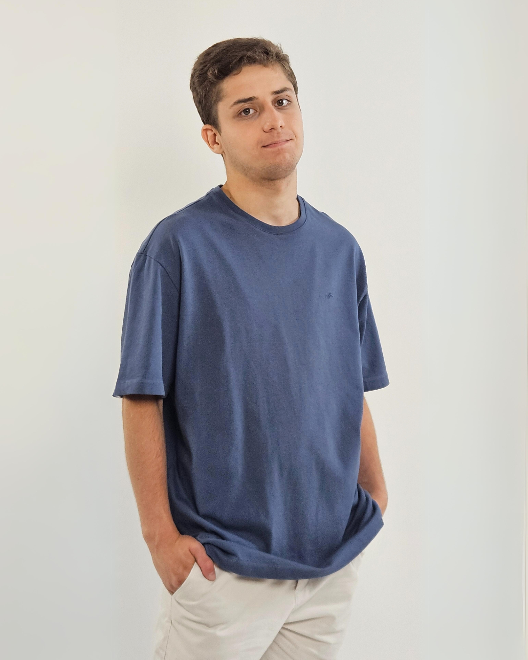 BREEZE - OVERSIZED - T-SHIRT - TRUE BLUE