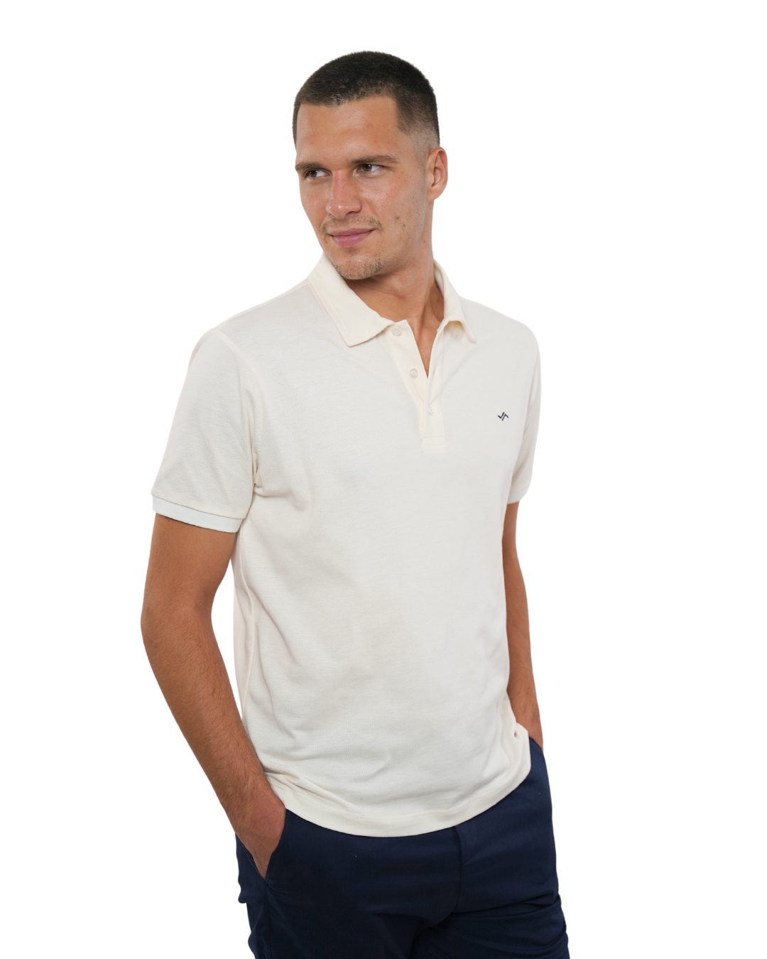 ELITE - POLO - T-SHIRT - CREAMY