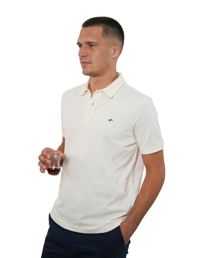 ELITE - POLO - T-SHIRT - CREAMY