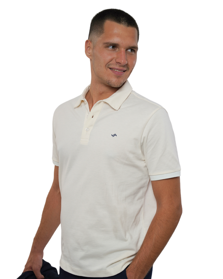 ELITE - POLO - T-SHIRT - CREAMY