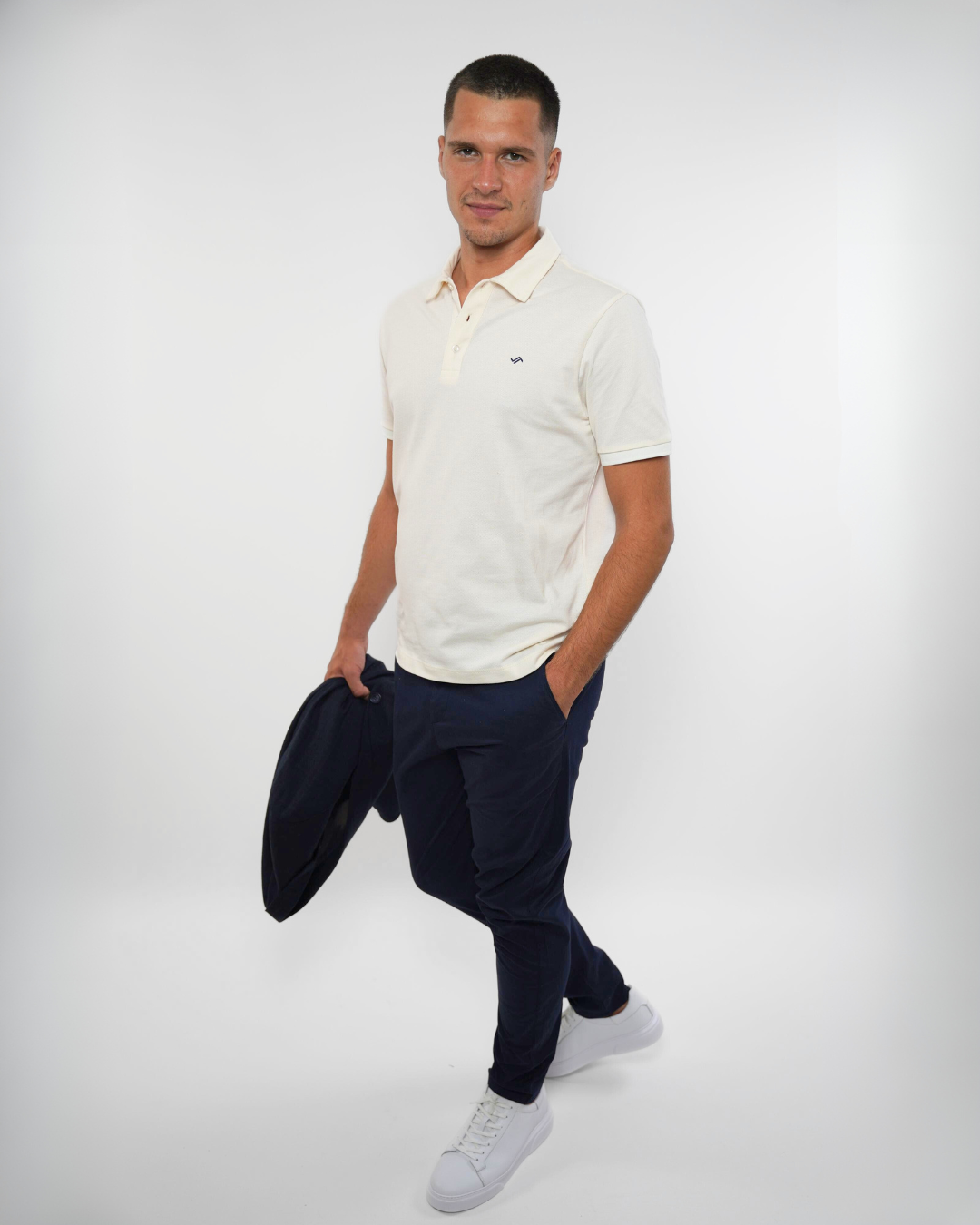 ELITE - POLO - T-SHIRT - CREAMY