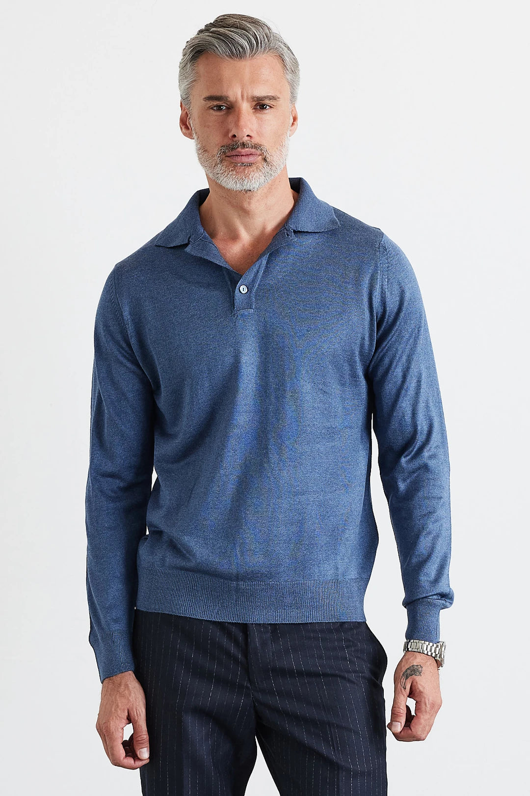 ELITE POLO LONG-SLEEVE WINTER SWEATER