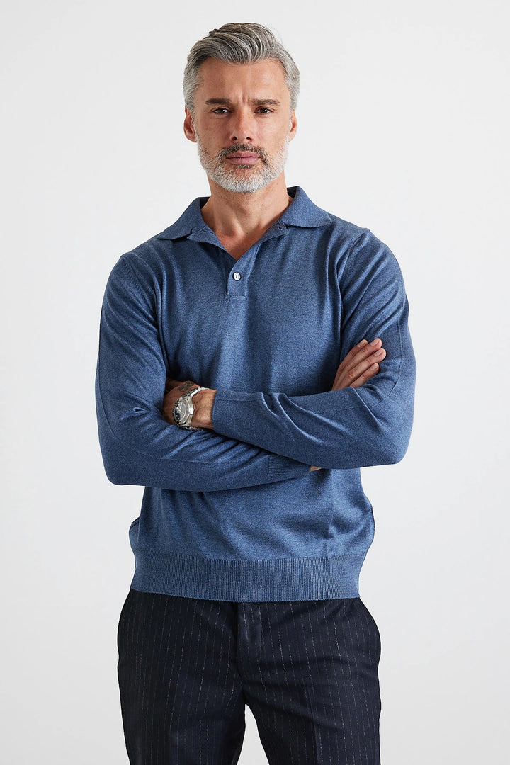 ELITE POLO LONG-SLEEVE WINTER SWEATER