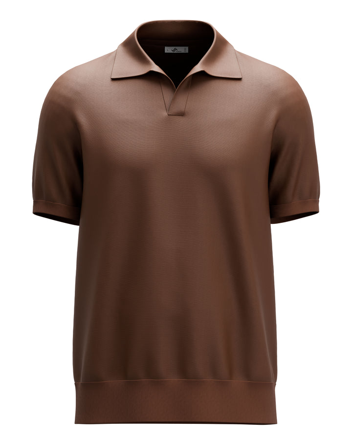 ELEGANTO - BROWNES T-SHIRT - KNITTED POLO