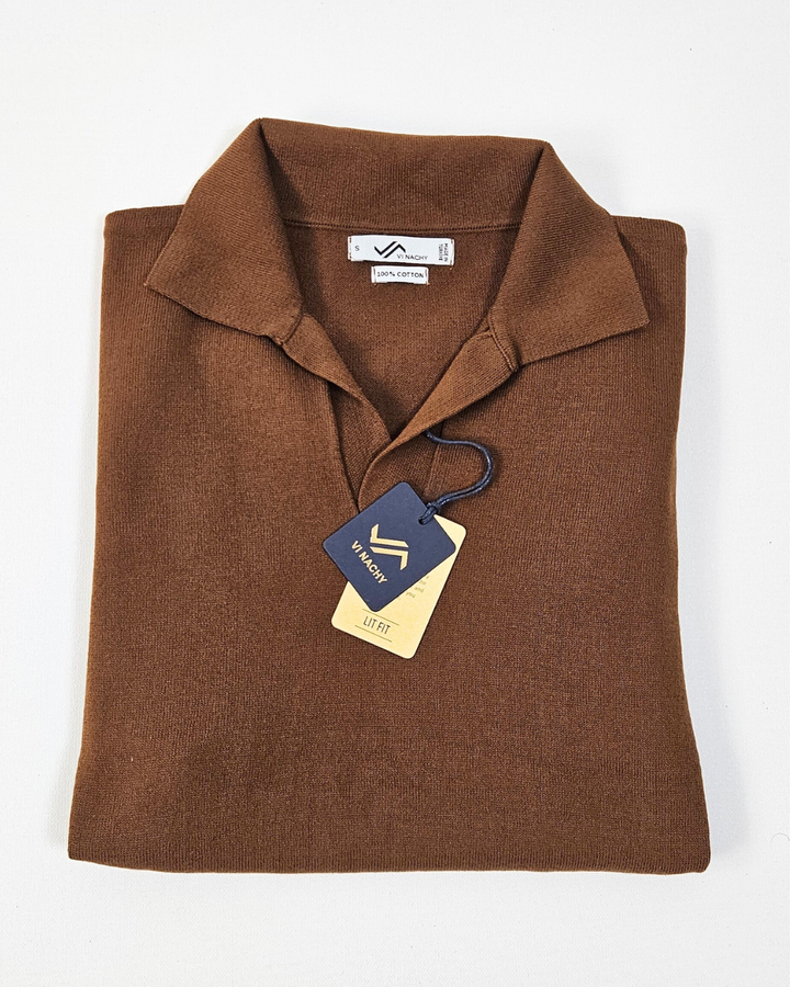 ELEGANTO - BROWNES T-SHIRT - KNITTED POLO