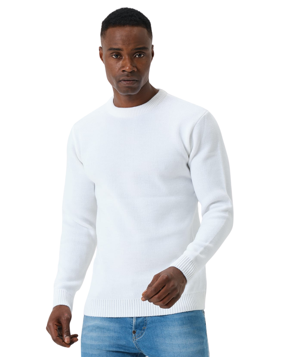 ROUND NECK - KNITTED PULLOVER